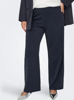 CARALYA Wide Leg Fit Pantalon à jambe large
