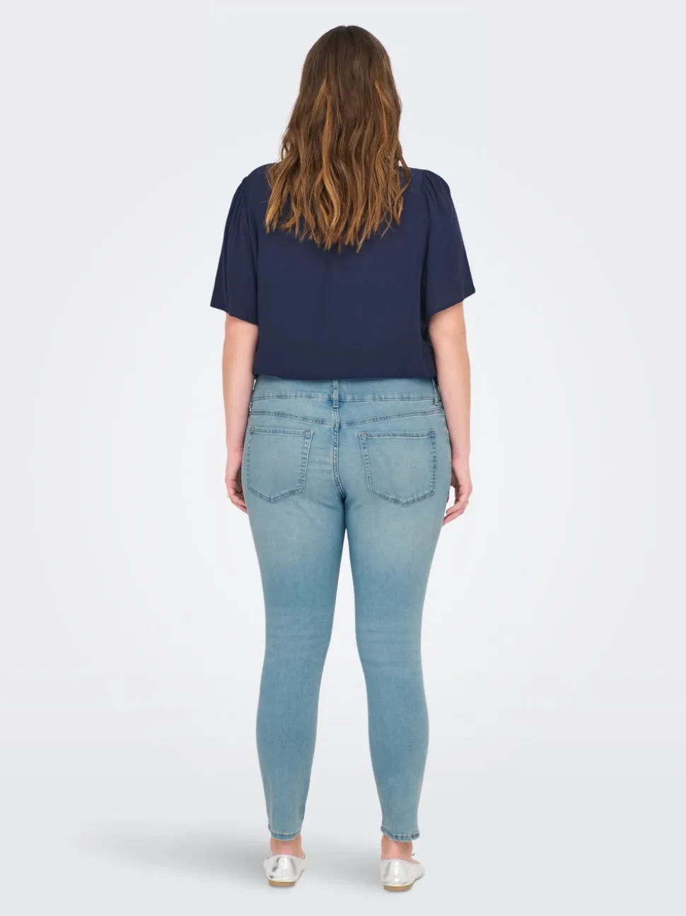 CARANNA Taille haute Skinny Fit Longueur cheville Jeans