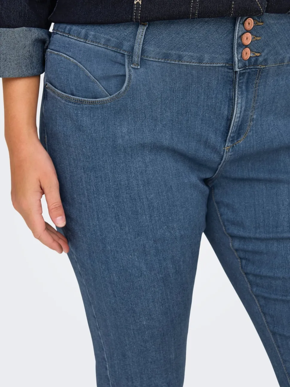 CARANNA Taille moyenne Skinny Fit Jeans