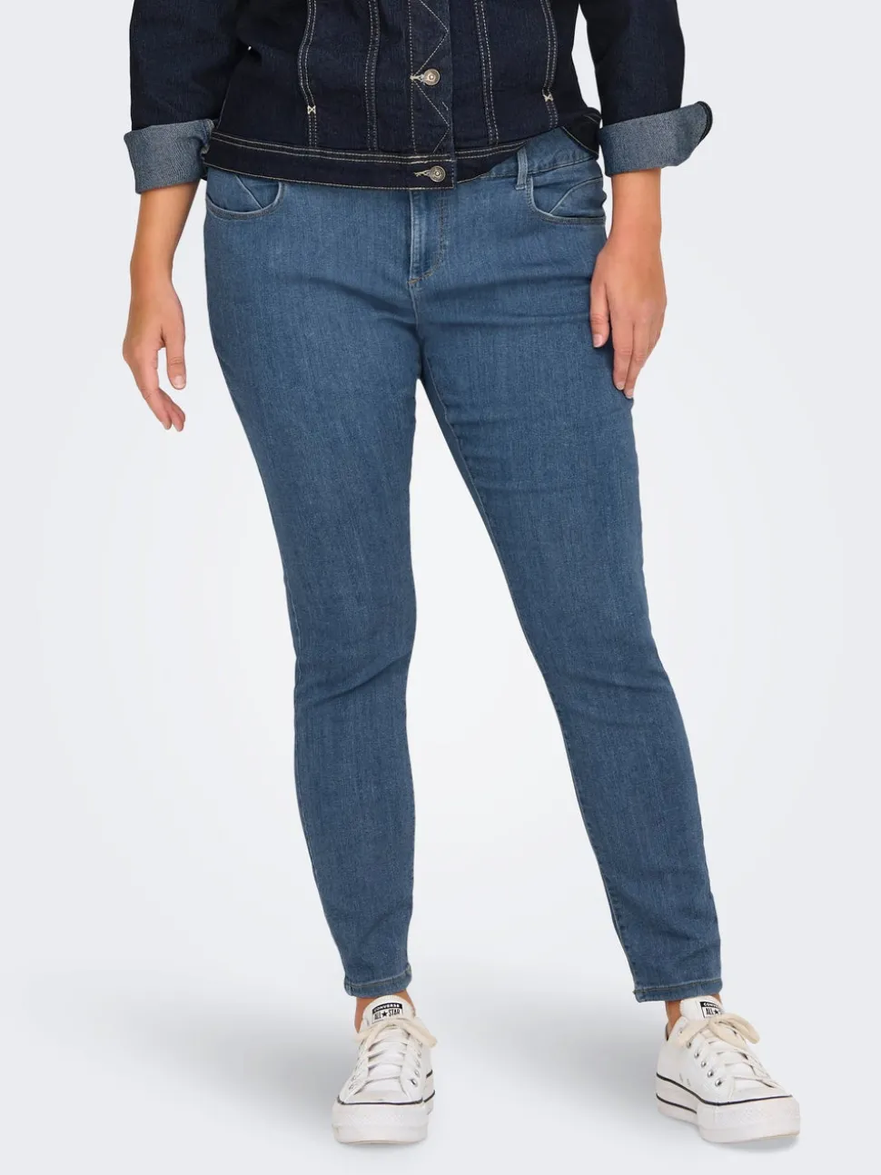 CARANNA Taille moyenne Skinny Fit Jeans