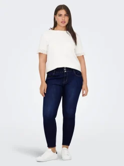 CARANNA Taille haute Skinny Fit Longueur cheville Jeans