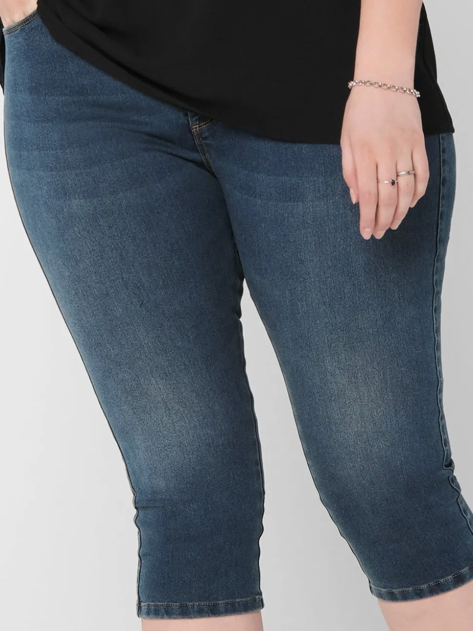 CARAUGUSTA Taille haute Skinny Fit Short en denim