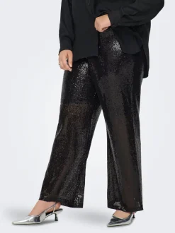 CARBECCA Wide Leg Fit Pantalon