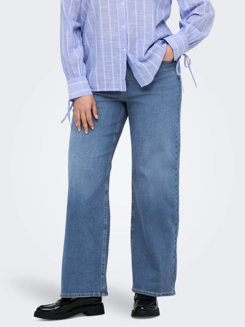 CARBILLY Taille haute Wide Leg Fit Jeans