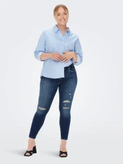 CARBOBBI Skinny Fit Longueur cheville Jeans