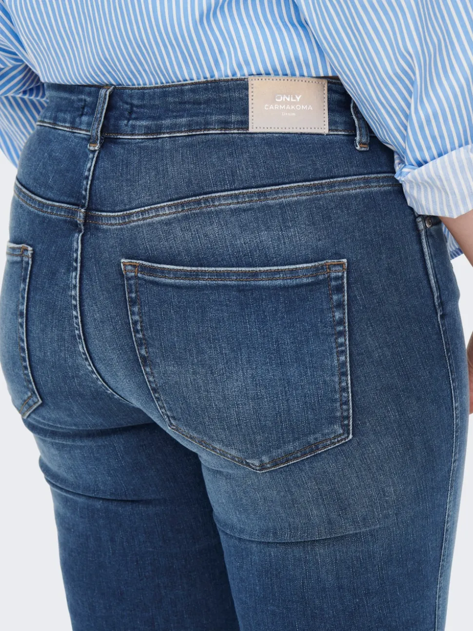 CARBOBBI Skinny Fit Longueur cheville Jeans