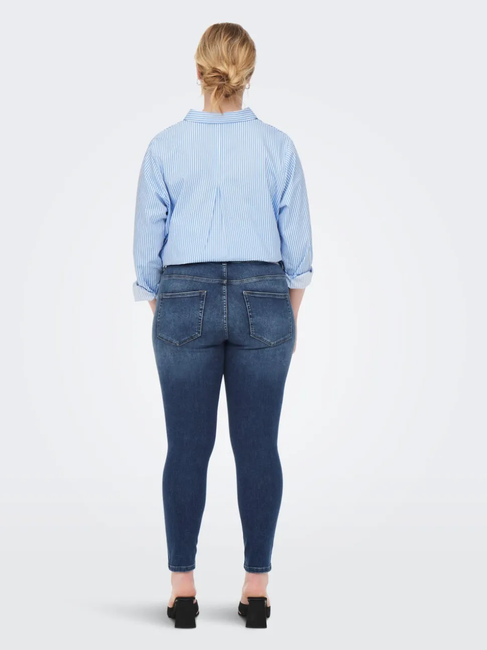 CARBOBBI Skinny Fit Longueur cheville Jeans