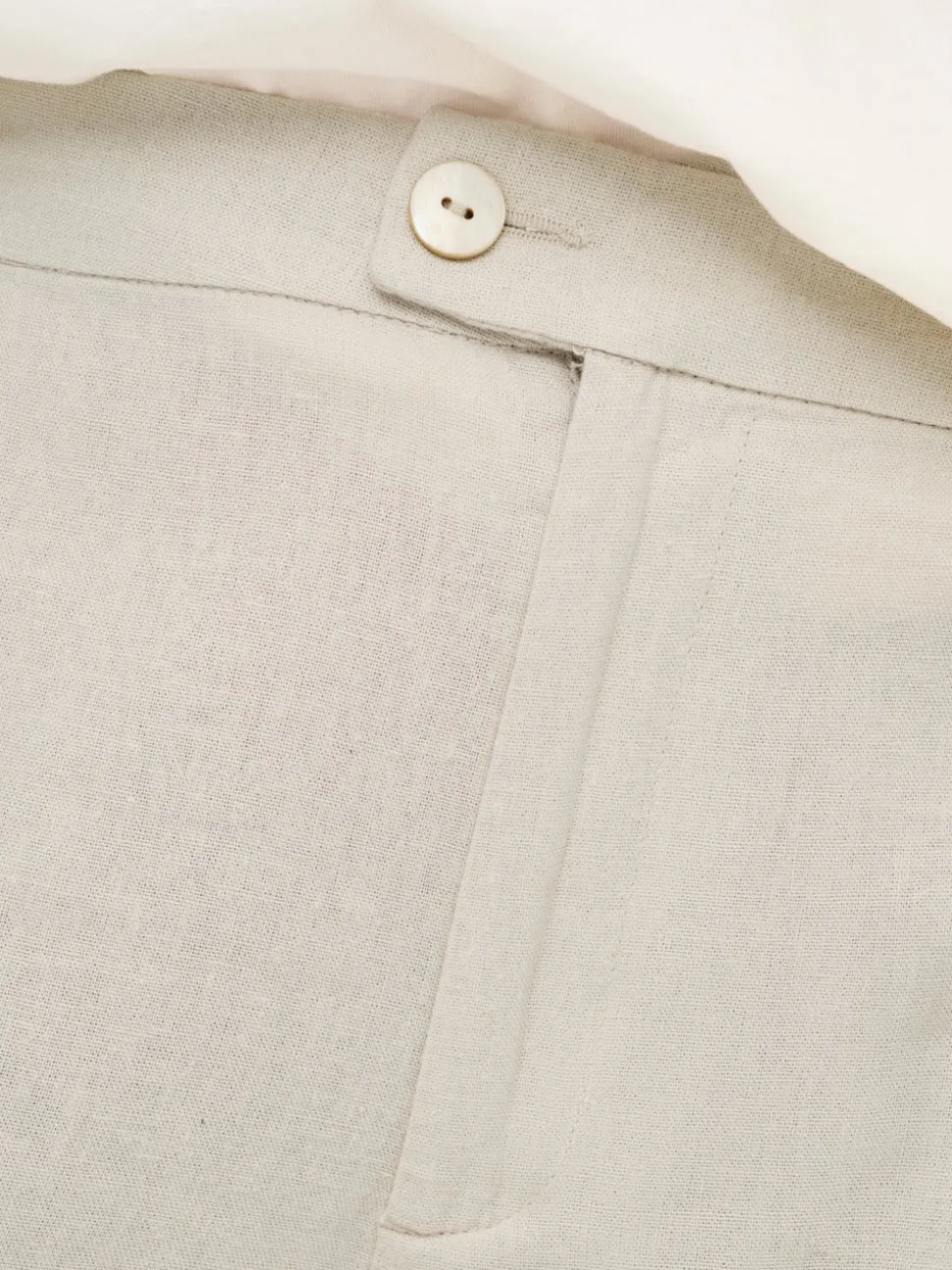 CARCARO Taille haute Regular Fit Lin Bermuda