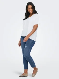 CARCATWALK Taille haute Mom Fit Longueur cheville Jeans