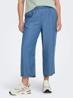 CARCHARIS Cropped Fit Pantalon à jambe large