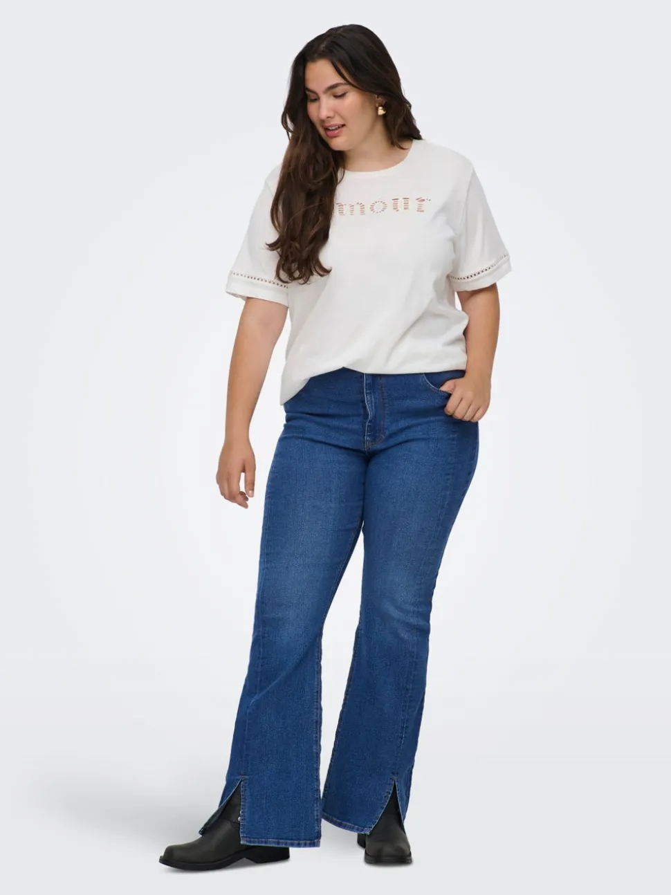 CARCHRISTINE Taille haute Flared Fit Jeans