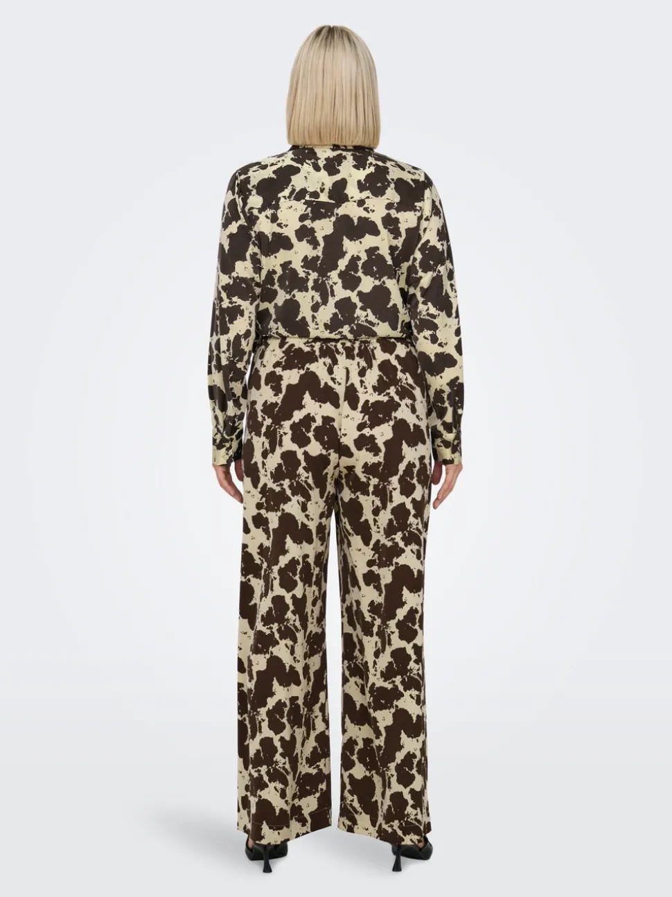CARCOLACOW Wide Leg Fit Pantalon à jambe large