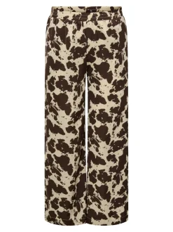 CARCOLACOW Wide Leg Fit Pantalon à jambe large
