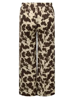 CARCOLACOW Wide Leg Fit Pantalon à jambe large