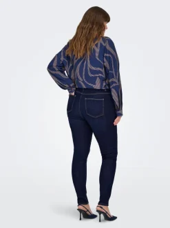 CARCRUZ Taille haute Skinny Fit Longueur cheville Jeans
