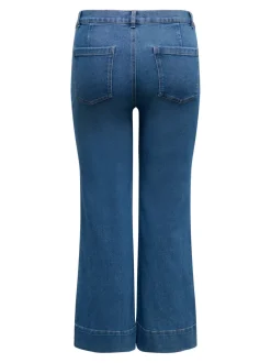 CARCYPRESS Taille haute Flared Fit Longueur cheville Jeans