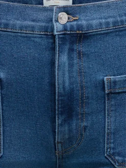 CARCYPRESS Taille haute Flared Fit Longueur cheville Jeans