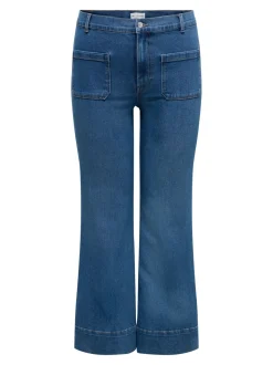 CARCYPRESS Taille haute Flared Fit Longueur cheville Jeans