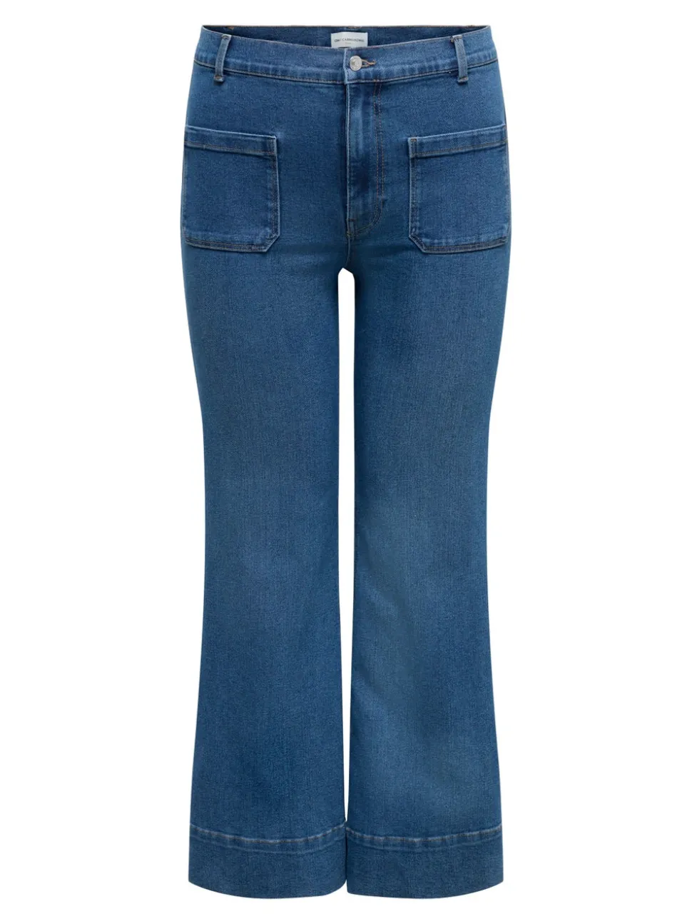 CARCYPRESS Taille haute Flared Fit Longueur cheville Jeans