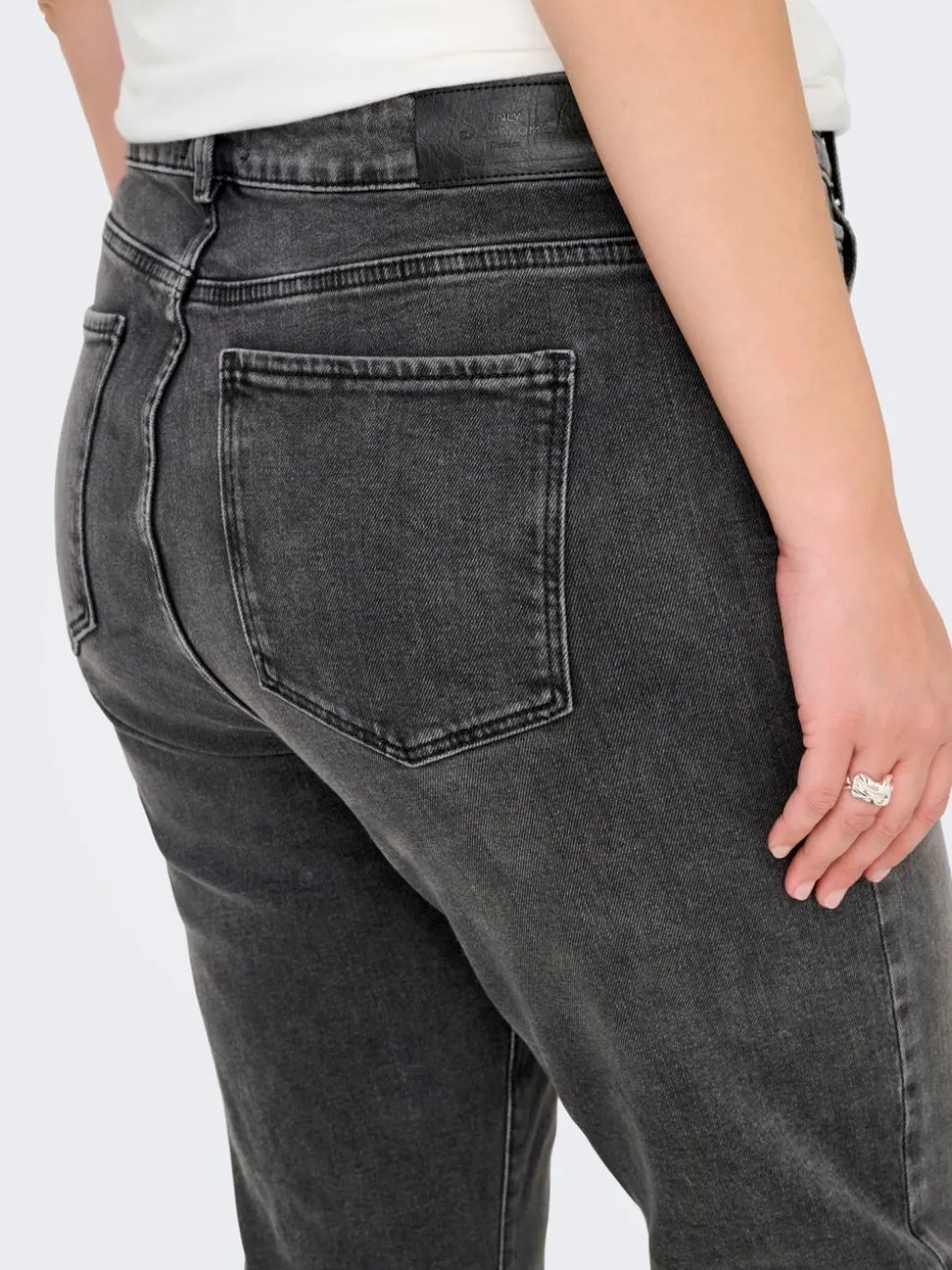 CAREMILY Taille haute Straight Fit Jeans