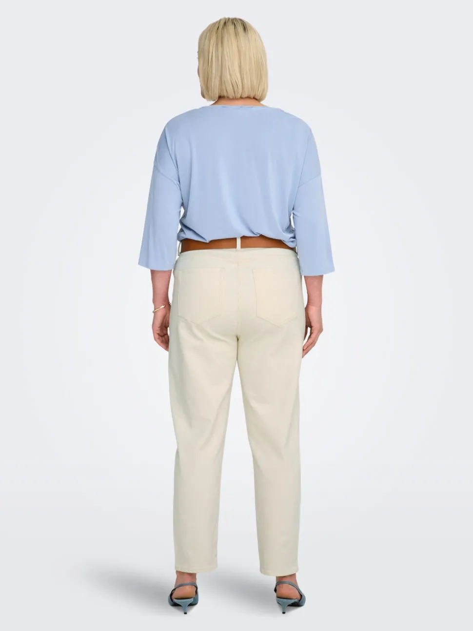 CAREMILY Taille haute Straight Fit Jeans