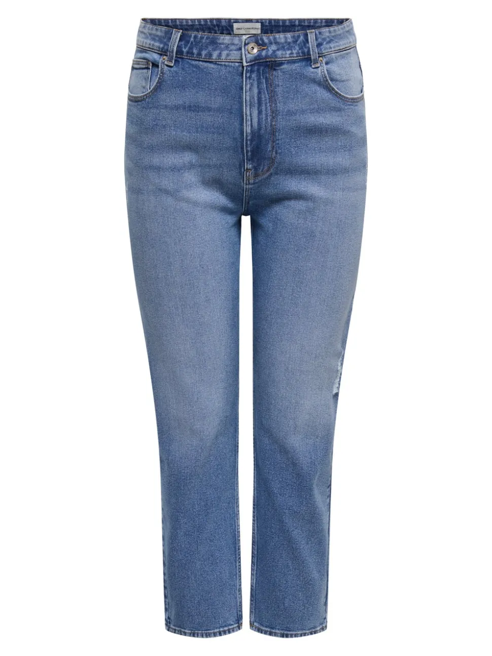 CAREMILY Taille haute Straight Fit Longueur cheville Jeans