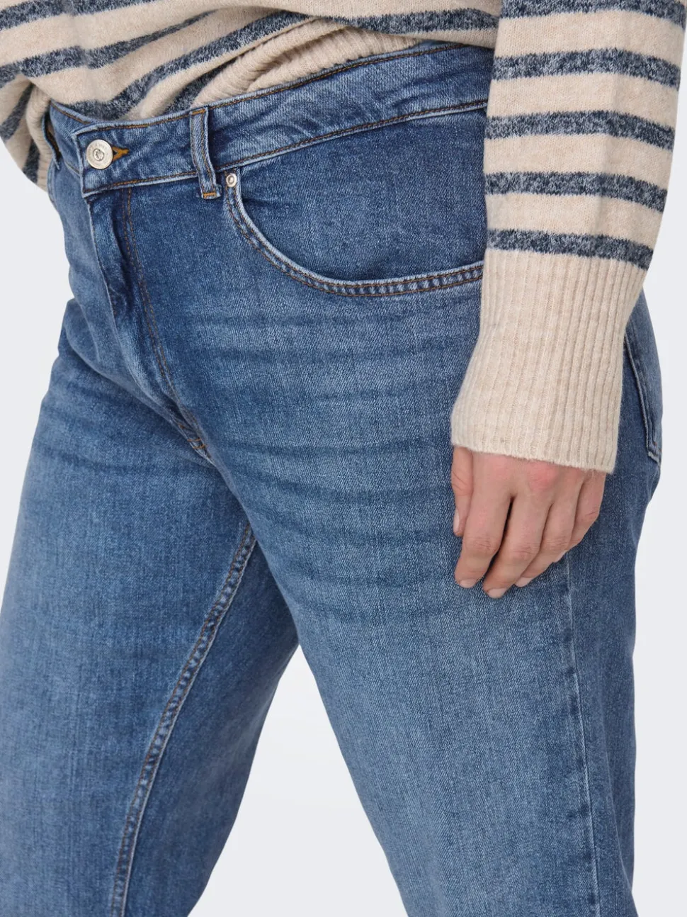 CAREVERLY Taille moyenne Bootcut Fit Jeans