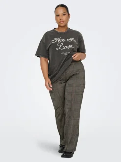 CARFINE Wide Leg Fit Pantalon