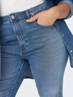 CARFOREVER Taille haute Skinny Fit Jeans
