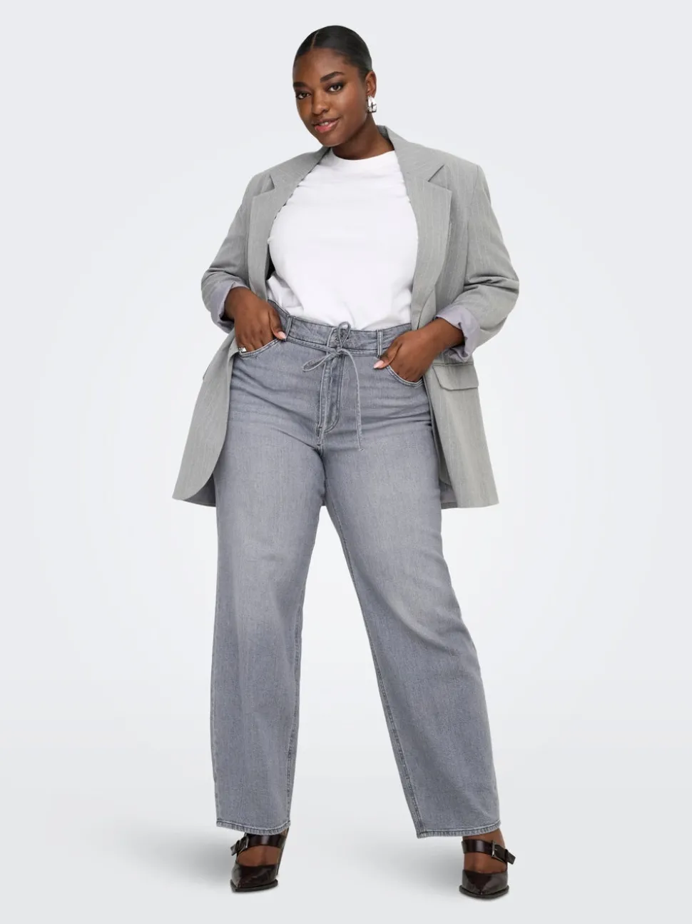 CARGIANNA Taille moyenne Balloon Fit Jeans