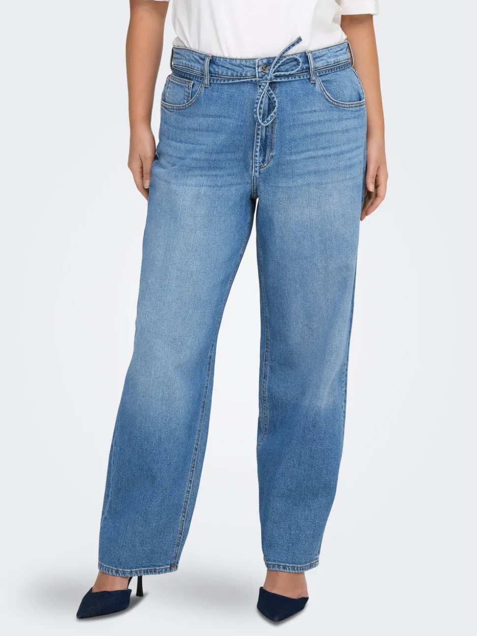 CARGIANNA Taille moyenne Balloon Fit Jeans