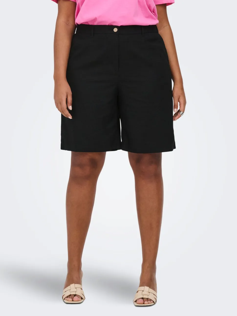 CARGOA Loose Fit Lin Short tailleur