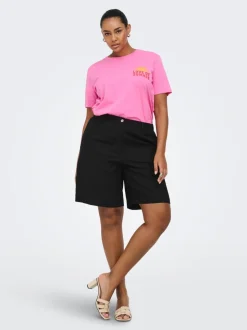 CARGOA Loose Fit Lin Short tailleur