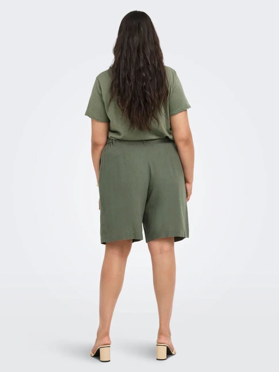 CARGOA Loose Fit Lin Short tailleur