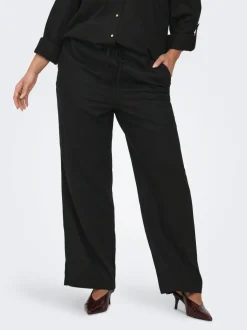 CARGOA Straight Fit Lin Pantalon