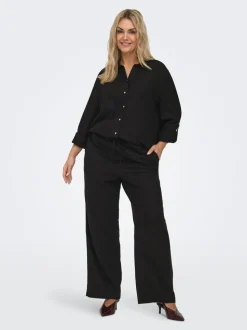 CARGOA Straight Fit Lin Pantalon