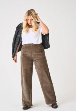 CARHOPE Wide Leg Fit Pantalon à jambe large