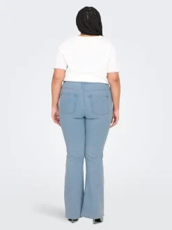 CARHUSH Taille moyenne Flared Fit Jeans