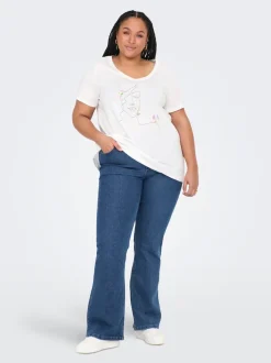 CARHUSH Taille moyenne Flared Fit Jeans