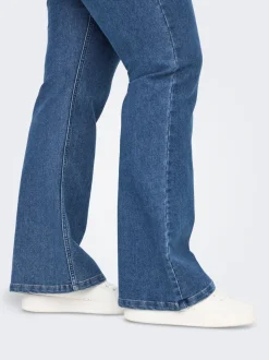 CARHUSH Taille moyenne Flared Fit Jeans