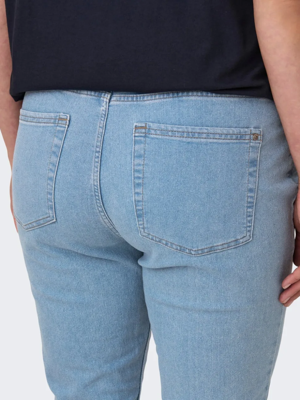-CARHUSH Taille moyenne Skinny Fit Longueur cheville Jeans