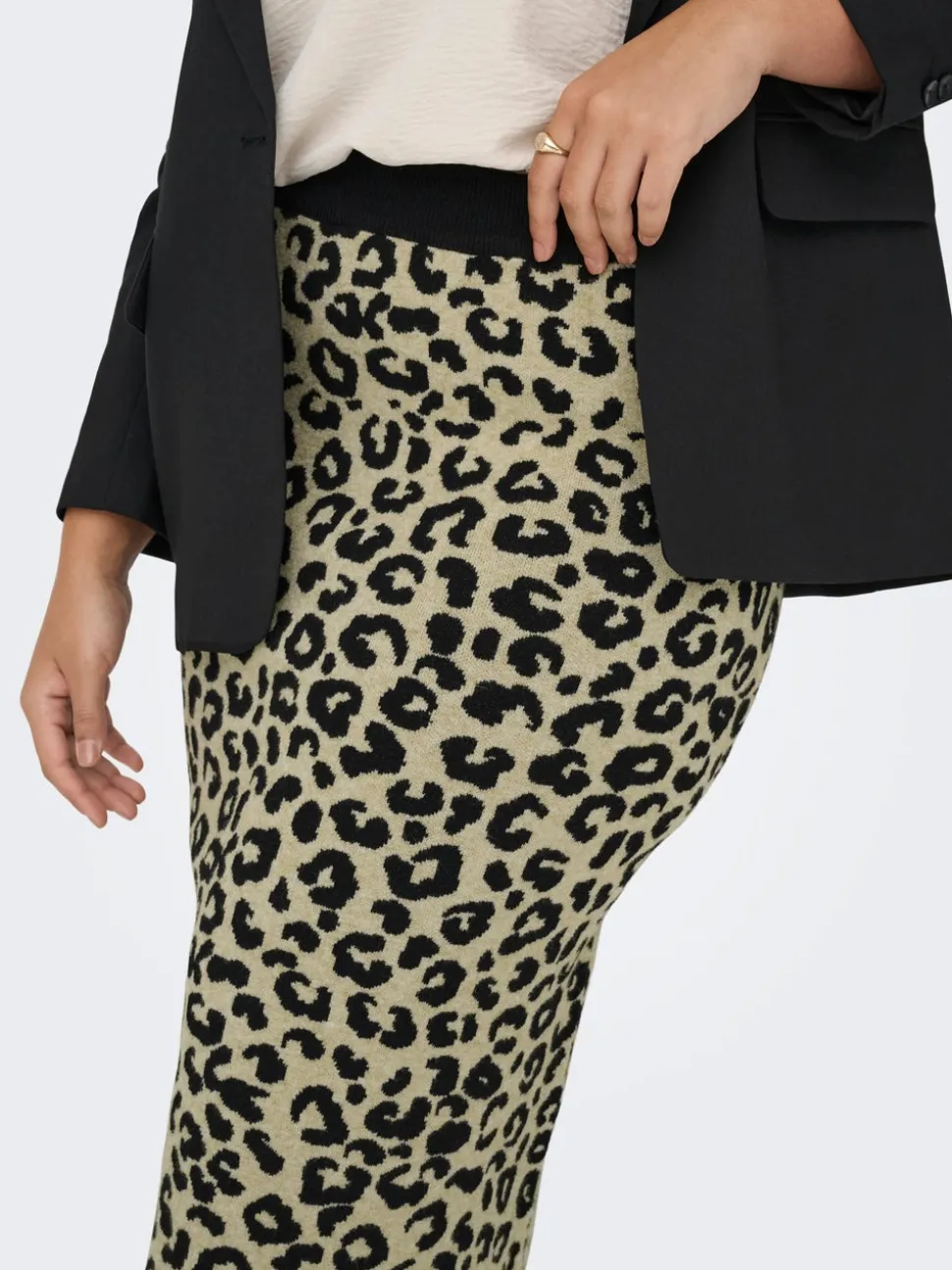 CARIBI Jupe en maille Jupe midi