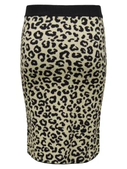 CARIBI Jupe en maille Jupe midi