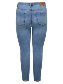 CARICONIC Taille haute Skinny Fit Longueur cheville Jeans
