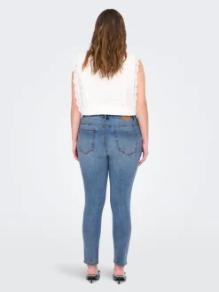 CARICONIC Taille haute Skinny Fit Longueur cheville Jeans