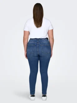 CARICONIC Taille haute Skinny Fit Longueur cheville Jeans