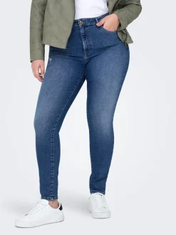 CARICONIC Taille haute Skinny Fit Longueur cheville Jeans