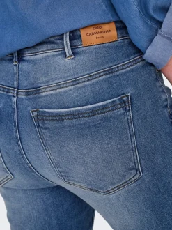 CARICONIC Taille haute Skinny Fit Longueur cheville Jeans