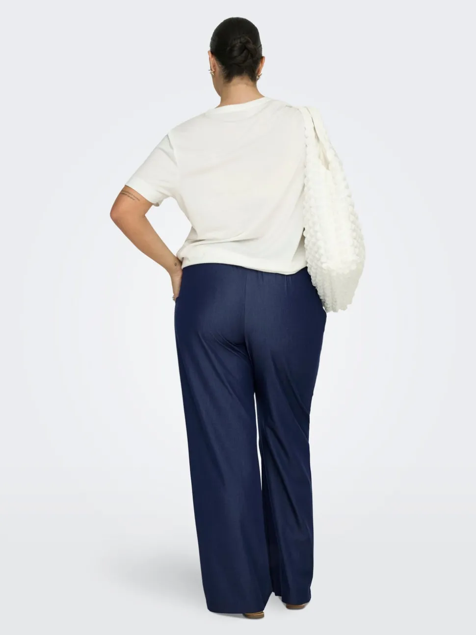CARIRIA Wide Leg Fit Lin Pantalon à jambe large