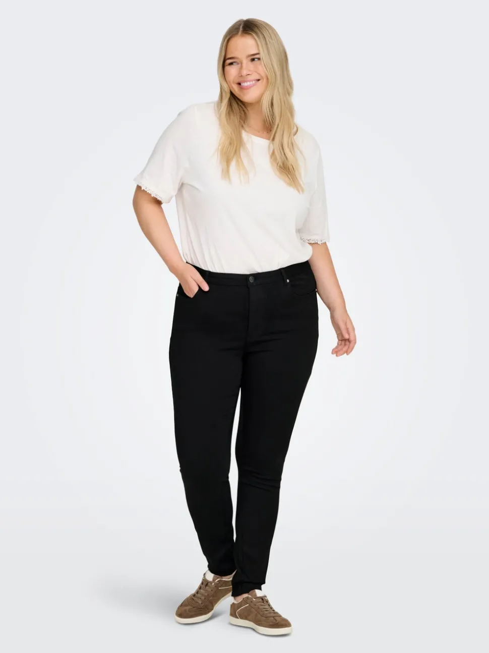 CARJACKSON Taille moyenne Skinny Fit Longueur cheville Jeans